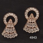 Earring in Rose Gold with American Diamond 