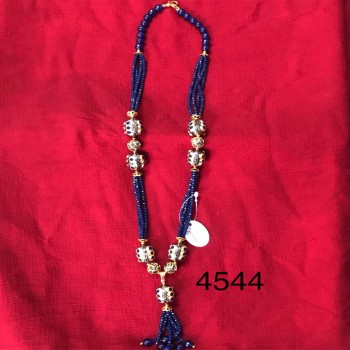 Sapphire Necklace In Indian Style Jewelry
