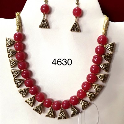 Exclusive Ruby Balls Necklace
