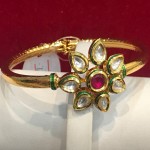 Indian Traditional Women Kundan Bangle Kada Wedding Ethnic Jewelry