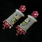 A INDIAN TRADITIONAL TOUCH WEDDING WEAR AD EARRING