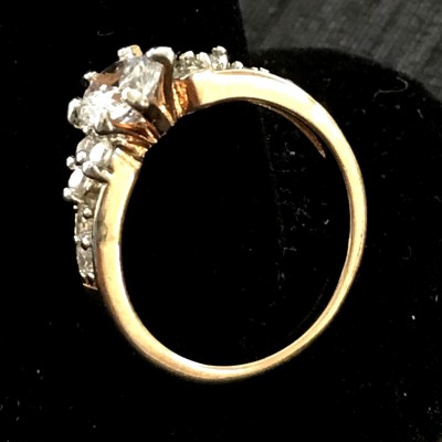 SUPER SOLITAIRE WHITE SPARKLING AD RING