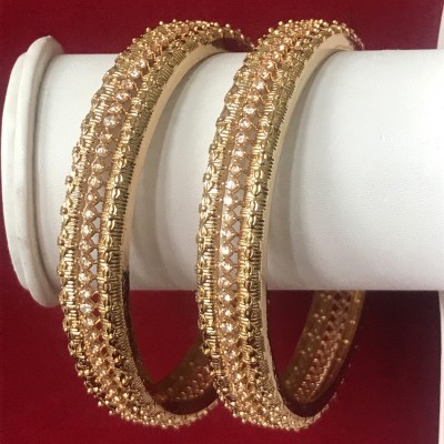 GLORIYA'S RICH CLASS GOLDEN POLISH BANGLE WITH TOP QUALITY AD