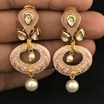 BEAUTIFUL MINT  INDO WESTERN DESIGNER EARRING