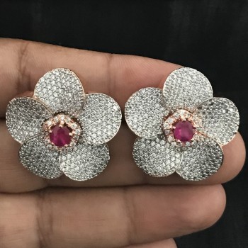 Flower Style Tops Earring