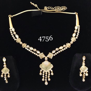 KUNDAN MINT NECKLACE SET WITH INDIAN WEDDING TOUCH