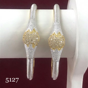 WESTERN DESIGNER HAND KADA  ( BANGLE ) IN TOP QUALITY AMERICAN DIAMOND STONE 