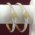 WESTERN DESIGNER HAND KADA  ( BANGLE ) IN TOP QUALITY AMERICAN DIAMOND STONE 