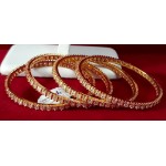 Exclusive Designer Bangles with American Diamond and Color Stones