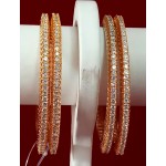 Exclusive Designer Bangles with American Diamond and Color Stones