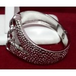 Designer Silver Polish Bracelet For Casual Wear and Party Wear