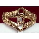 Exclusive Fashion Designer Bracelet with Golden Polish