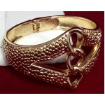 Exclusive Fashion Designer Bracelet with Golden Polish